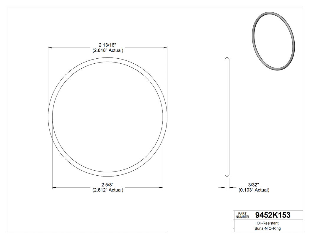 Technical drawing - 9452K153